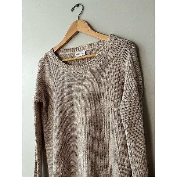 Beige Calvin Klein Sweater - Picture 1 of 5